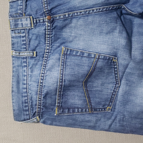 Armani Jeans Indigo Series 008 Mens Blue Button Fly Regular Jeans Size 36x32 - Picture 4 of 16